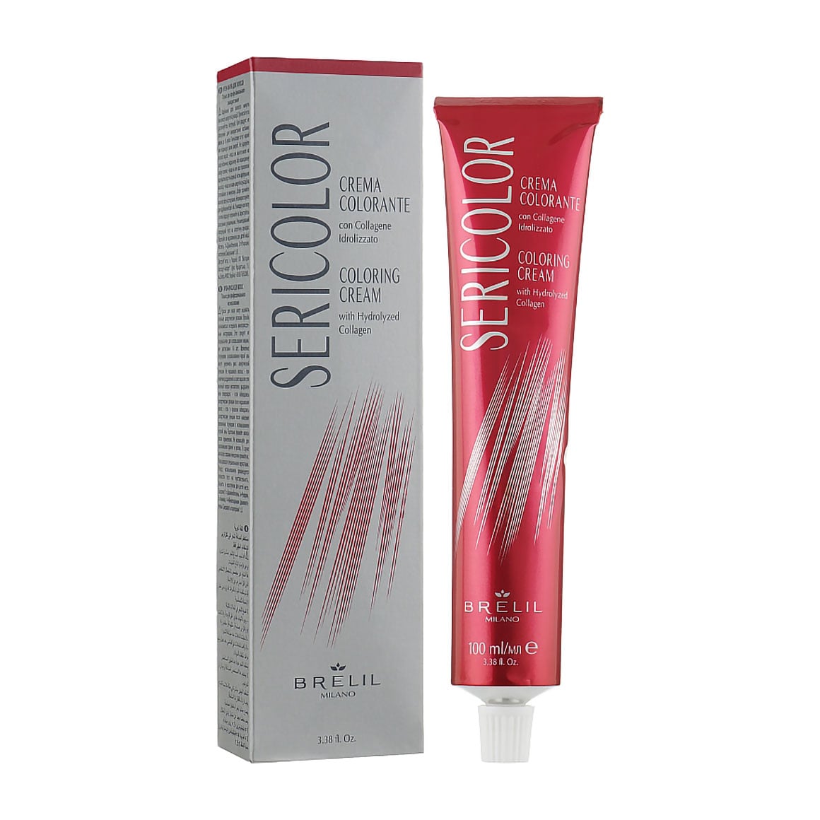 Перманентна фарба для волосся Brelil SeriColor Coloring Cream 7.44 Intense Auburn Blonde, 100 мл
